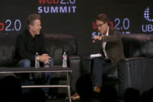 Screenshot from interview with Yahoo! EVP, Ross Levinsohn