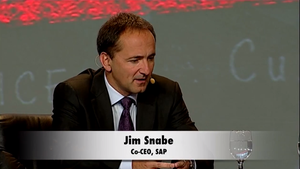 Screenshot from interview with Jim Snabe
