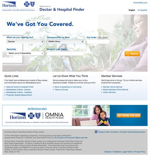 Horizon bcbsnj employee sales portal