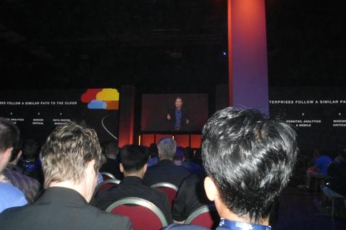 Andy Jassy addressing Re:Invent Oct. 7
(Image: Charles Babcok/InformationWeek)