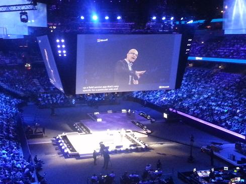 Microsoft CEO Satya Nadella at the Worldwide Partner Conference 2014