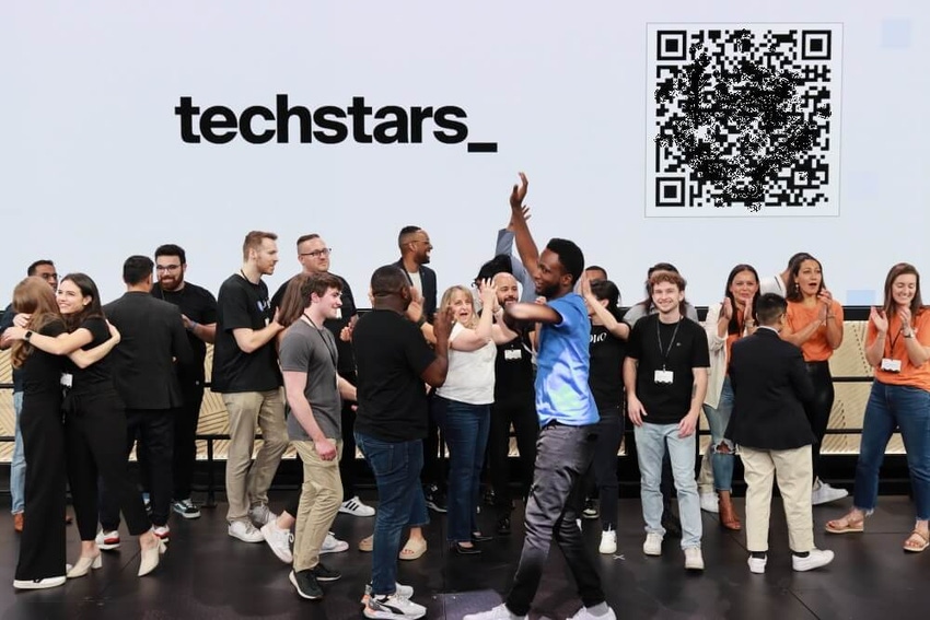The spring 2023 cohort of Techstars NYC at demo day.