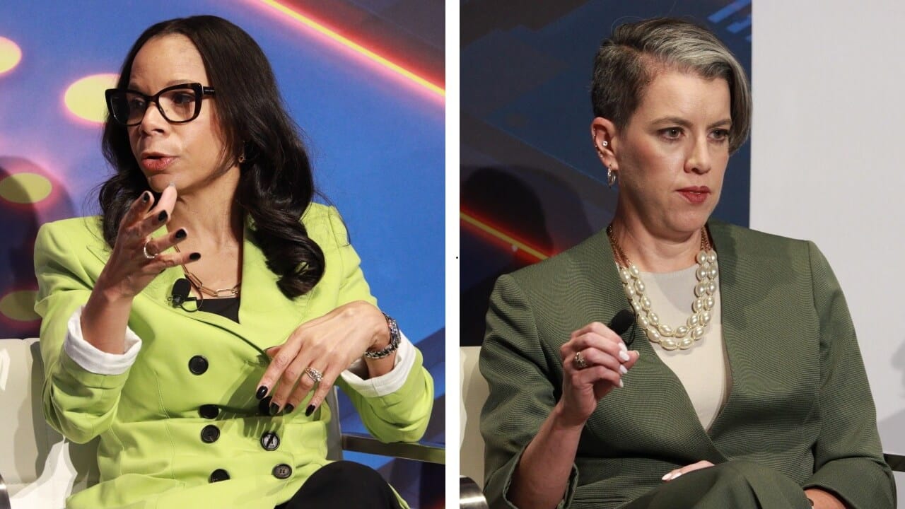 Danielle Brown, CIO at Whirlpool, and Sarah Hatchett, CIO at Cleveland Clinic, speak at Momentum AI Danielle Brown, CIO at Whirlpool, and Sarah Hatchett, CIO at Cleveland Clinic, speak at Momentum AI