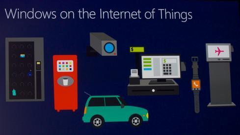 Microsoft execs say Windows 10 will play a role in the Internet of Things.