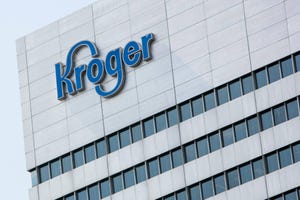 Kroger Headquarters with building logo sign