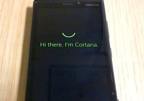 A screenshot from a video that allegedly shows Cortana, Microsoft's answer to Siri and Google Now.(Source: UnleashThePhones.com)