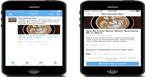 Twitter Offers Turn Credit Cards Into Coupons | InformationWeek