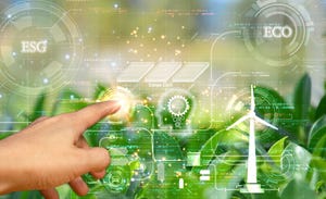 AI and Sustainability-tanit boonruen -alamy.jpg The concept of using artificial intelligence to recognize the environment system.