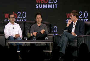 Gundotra was joined on stage with Sergey Brin, one of the company's co-founders.