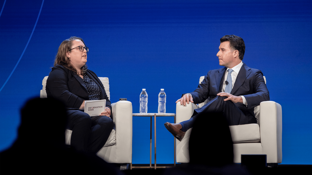 InformationWeek Senior Editor Kelsey Ziser and Quantum Coast Capital founder Matthew Cimaglia talk at Fiber Connect 2026 InformationWeek Senior Editor Kelsey Ziser and Quantum Coast Capital founder Matthew Cimaglia talk at Fiber Connect 2026