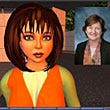 Judi Smith heads up training in Second Life for Children's Memorial Hospital in Chicago. Here she is with her Second Life avatar, ''Judi Carver.''