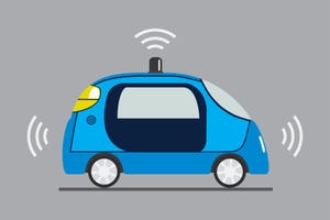 autonomous car,self driving auto,flat vector illustration 