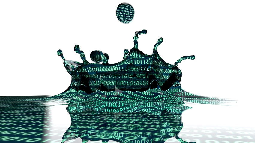 Graphic concept of synthetic data pool.