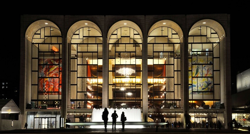 The renovated Lincoln Center Performing Arts Center, New York City, USA