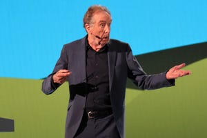 Monty Python's Eric Idle giving his keynote at the RSA Conference in San Francisco