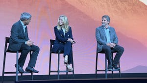 Kellie Romack, CDIO at ServiceNow, and Mark Wittenburg, CIO of Raleigh, at IT Symposium/Xpo Kellie Romack, CDIO at ServiceNow, and Mark Wittenburg, CIO of Raleigh, at IT Symposium/Xpo