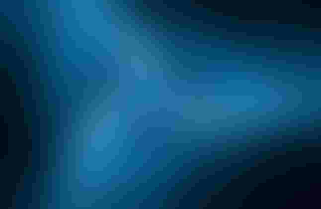 Blue glowing microprocessors, nanotechnology, computer generated abstract background