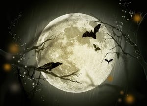 halloween moon