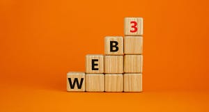 block letters spelling out web3