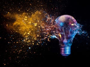 lightbulb abstract representing innovation