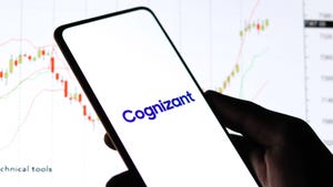 Cognizant logo on phone screen