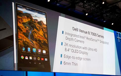 Dell and Intel bill the Venue 8 7000 as the world's thinnest tablet,at only 6 mm thick.