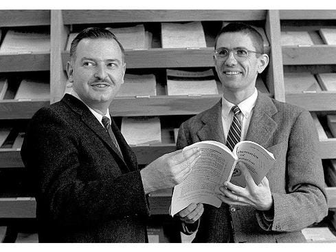 John G. Kemeny and Thomas E. Kurtz, creators of BASIC
Courtesy of the Dartmouth College Library