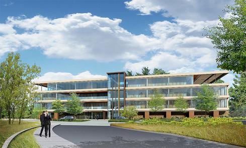 Artist's rendering of the Mercy Virtual Care Center.