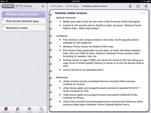 Microsoft OneNote Mounts Comeback on Android, iPad, iPhone and Windows ...