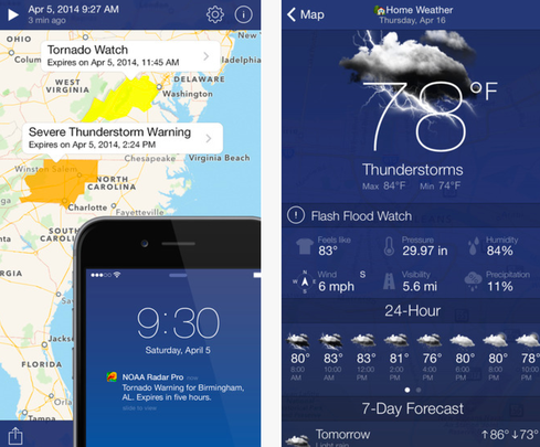 11 iPhone, Android Weather Apps For Rain Or Shine