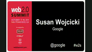 Google's Susan Wojcicki, SVP of Advertising, demonstrated Visualization for Google Analytics at Web 2.0 Summit.