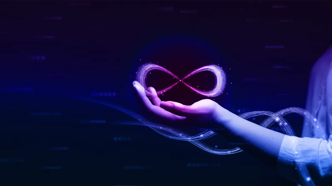 Illustration of an IT executive holding an AI version of the Meta logo Illustration of an IT executive holding an AI version of the Meta logo
