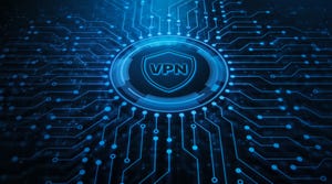 abstract image of VPN with connectors