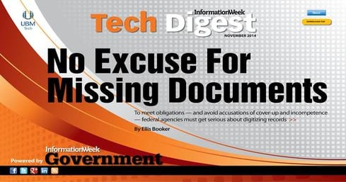 In Government, No Excuse For Missing Documents | InformationWeek