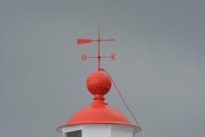 red weathervane