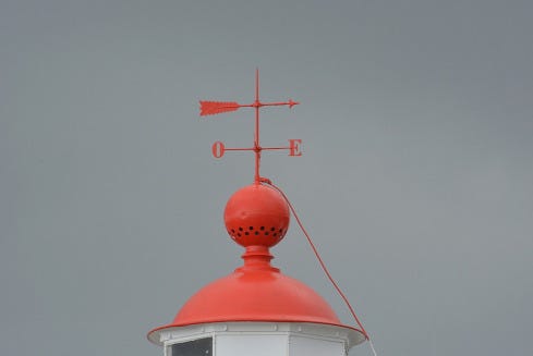 red weathervane