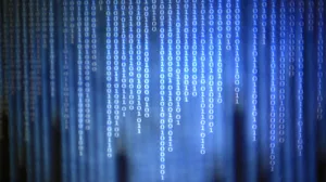 Lines of binary code Lines of binary code