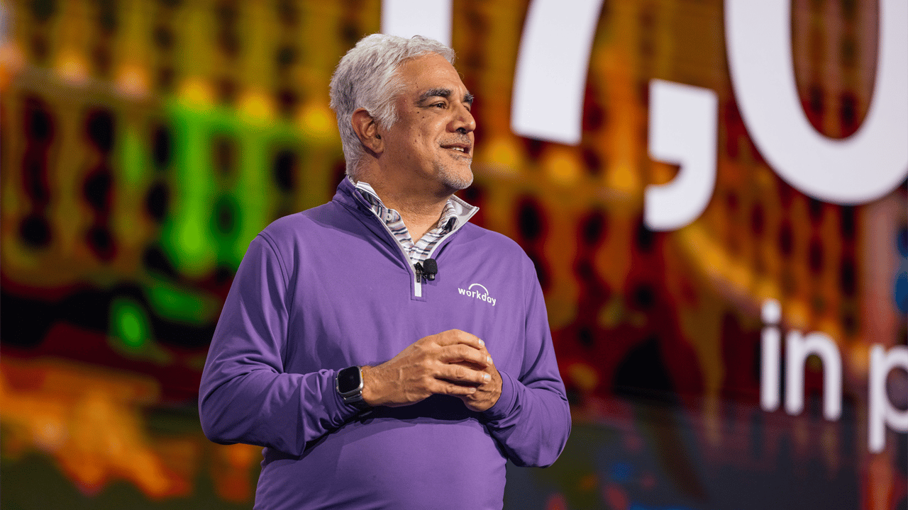 Workday CEO and co-founder Aneel Bhusri speaks at Workday Rising 2026 Workday CEO and co-founder Aneel Bhusri speaks at Workday Rising 2026