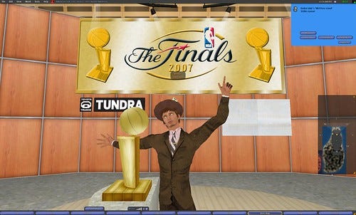 The Second Life NBA Champeen!