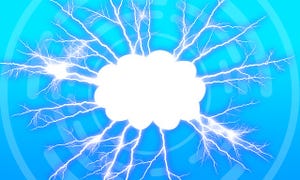 illustration of a cloud short-circuiting