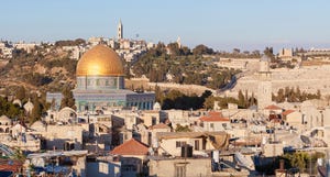 Panoramic view of Jerusalem, Israel / Palestine