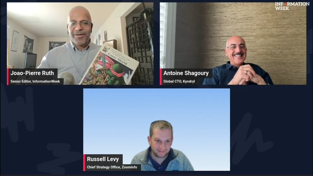 Kyndryl’s CTO, Antoine Shagoury, and ZoomInfo’s Chief Strategy and AI Officer, Russell Levy, on the InformationWeek Podcast. Kyndryl’s CTO, Antoine Shagoury, and ZoomInfo’s Chief Strategy and AI Officer, Russell Levy, on the InformationWeek Podcast.