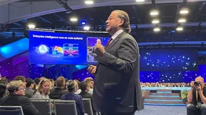 Salesforce CEO Marc Benioff gives the keynote at Dreamforce Salesforce CEO Marc Benioff gives the keynote at Dreamforce