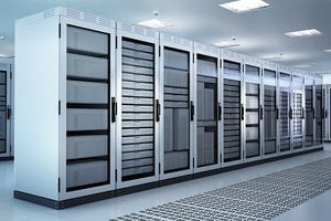 mainframes in a data center