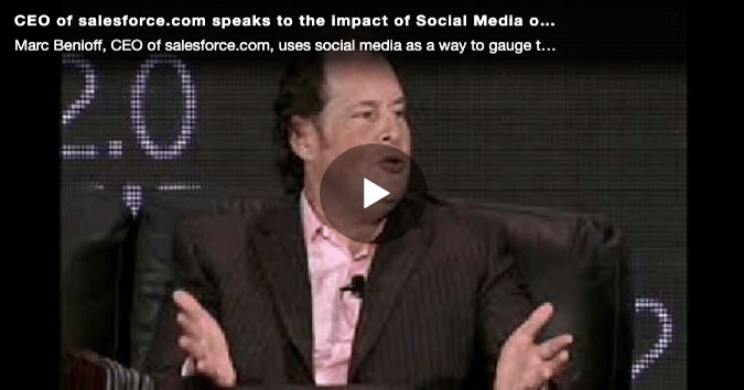 CEO of salesforce.com speaks to the impact of Social Media on ...