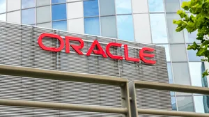 Oracle signage on a building Oracle signage on a building