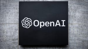 OpenAI logo depicted on sign