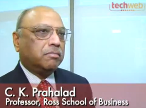 InformationWeek's John Soat speaks with C.K. Prahalad about the role of the CIO in the business process.