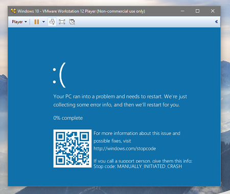 Blue Scale Screen Microsoft Blue Screen Of
