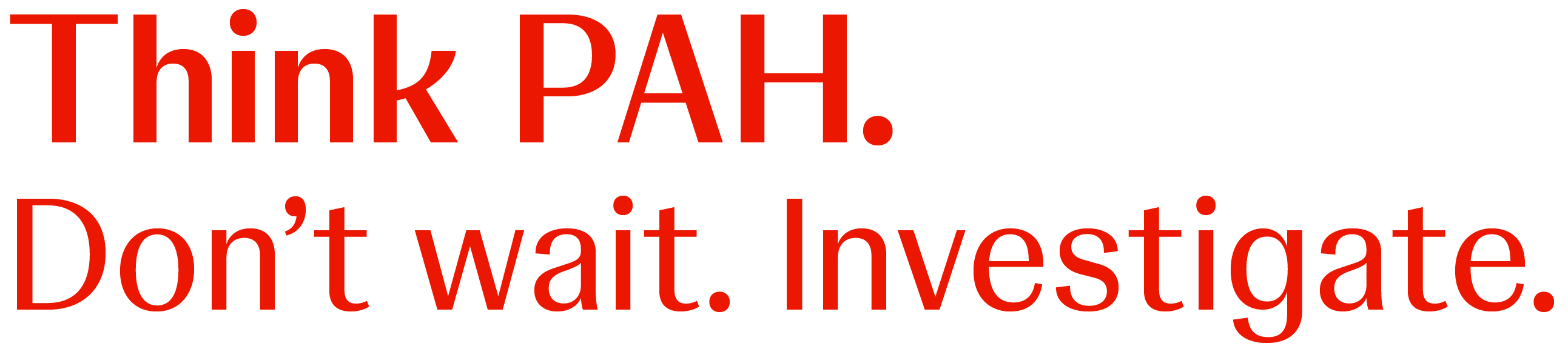 Think PAH